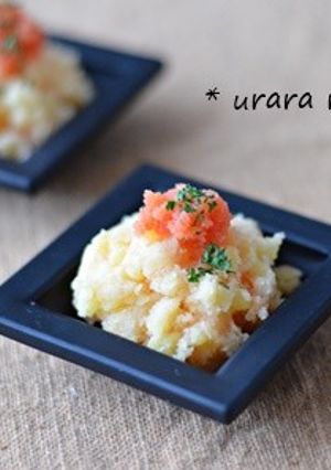 絹粕でめんたいポテトサラダ-レシピのメイン写真