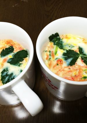茶碗蒸し（紅葉）-レシピのメイン写真
