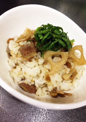 シャキシャキ蓮根ごはん-レシピのメイン写真