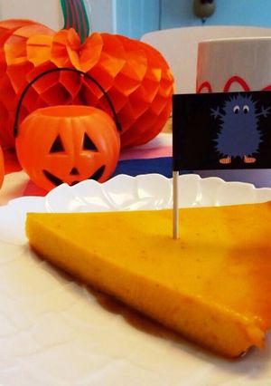 ハロウィン☆簡単パンプキンプリン-レシピのメイン写真