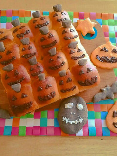 ハロウィンちぎりパンとクッキー-レシピのメイン写真