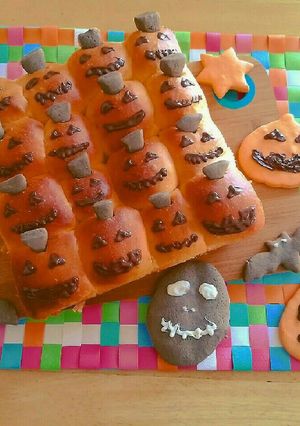 ハロウィンちぎりパンとクッキー-レシピのメイン写真