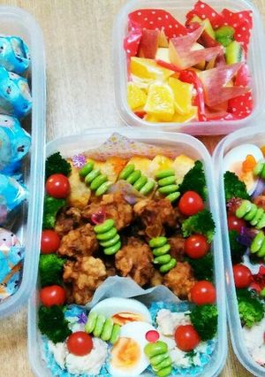 2015小学校運動会弁当-レシピのメイン写真
