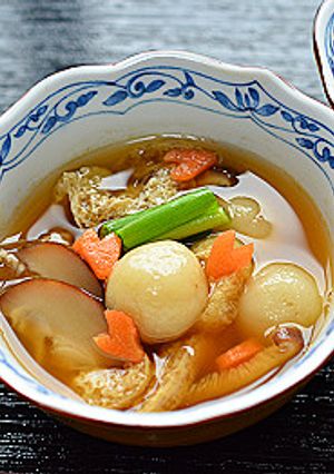 白玉粉で “まめぶ汁”を作ってみたよ♪-レシピのメイン写真