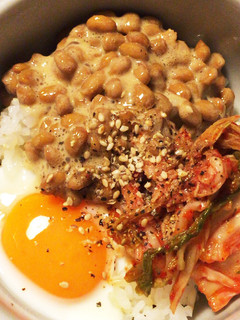 ◆ 納豆キムチ卵丼 ◆-レシピのメイン写真