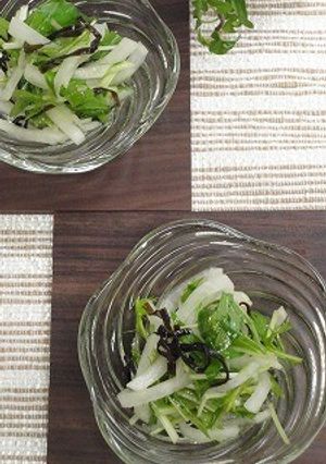 水菜と大根の塩昆布サラダ-レシピのメイン写真