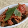 茄子と厚揚げのトマト煮~大葉の香り~