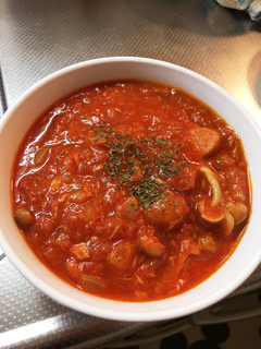 トマト缶で!食べるスープ-レシピのメイン写真