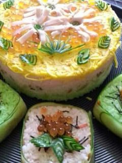 ちらし寿司ケーキ/雛祭り/ちらし寿司-レシピのメイン写真