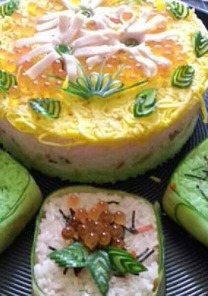 ちらし寿司ケーキ/雛祭り/ちらし寿司-レシピのメイン写真