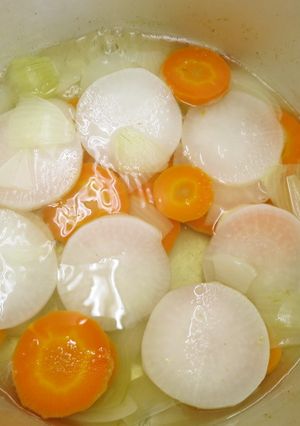 野菜スープ×身延町-レシピのメイン写真