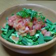 オクラと豆苗のサラダ