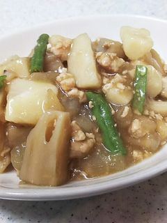 大根と里芋のそぼろあんかけ-レシピのメイン写真