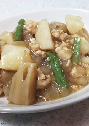 大根と里芋のそぼろあんかけ-レシピのメイン写真