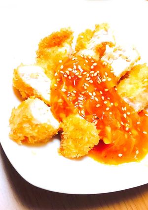 鶏むね肉のチリソース添え-レシピのメイン写真