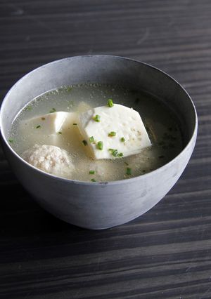 豆腐と鳥団子とえのきの生姜スープ-レシピのメイン写真