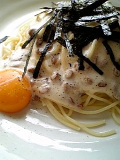 フワフワとろりん納豆パスタ!-レシピのメイン写真