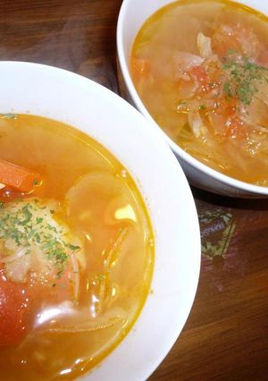 たっぷり野菜のあっさりスープ-レシピのメイン写真
