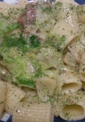 ショートパスタのアンチョビクリームソース-レシピのメイン写真