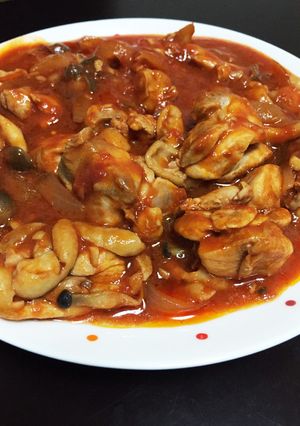 鶏肉のトマト煮-レシピのメイン写真