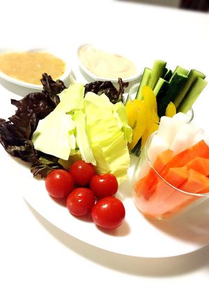 野菜スティック☆たらこマヨと味噌マヨ-レシピのメイン写真