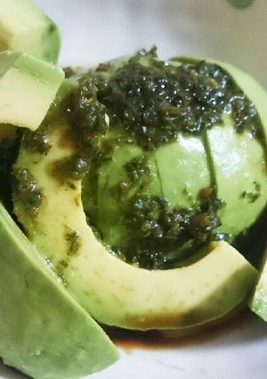 アボカドのバジル醤油かけ-レシピのメイン写真