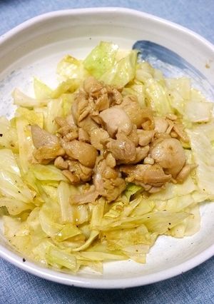 糖質オフ！チキンのわさびマスタード炒め-レシピのメイン写真