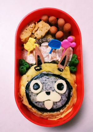 妖怪ウォッチ ウサピョン弁当-レシピのメイン写真