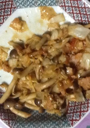 ごまドレの炒め物 ダイエット食-レシピのメイン写真