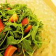 苺とルッコラ(arugula)のサラダ