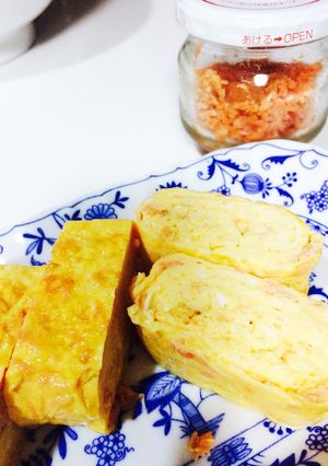 鮭フレークの玉子焼き，お弁当に…-レシピのメイン写真