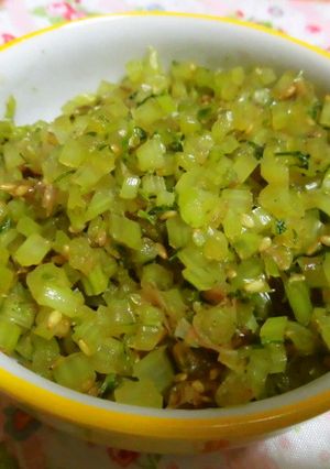みず菜の茎のふりかけ-レシピのメイン写真
