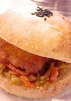 ハンバーガーのバンズにも◎米粉みそパン-レシピのメイン写真