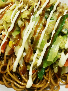 野菜たっぷり半熟卵焼きそば-レシピのメイン写真