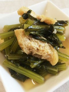 かぶの葉と油揚げの炒め煮-レシピのメイン写真