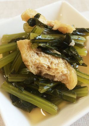 かぶの葉と油揚げの炒め煮-レシピのメイン写真