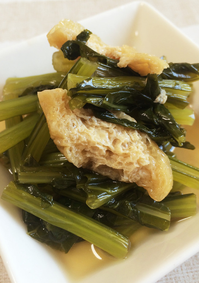 かぶの葉と油揚げの炒め煮-レシピのメイン写真