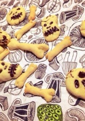 ガイコツクッキー-レシピのメイン写真