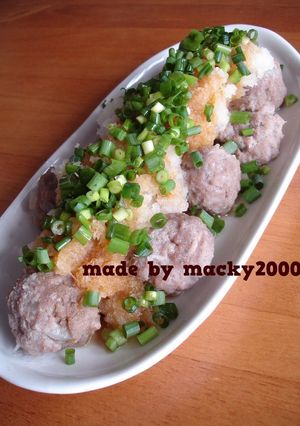 さっぱり☆おろし肉団子-レシピのメイン写真
