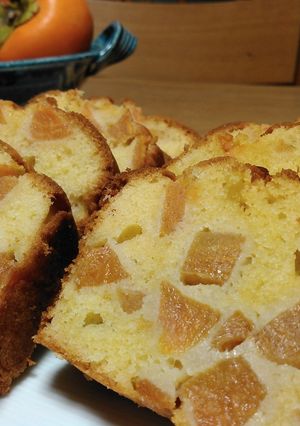 柿のパウンドケーキ-レシピのメイン写真