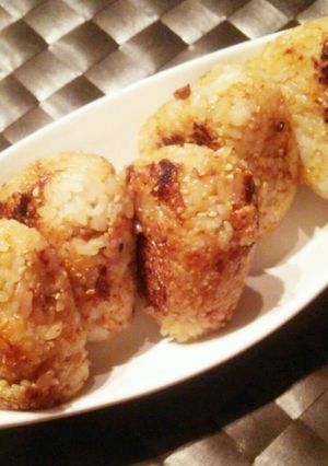 中まで味しっかり、我が家の焼おにぎり-レシピのメイン写真