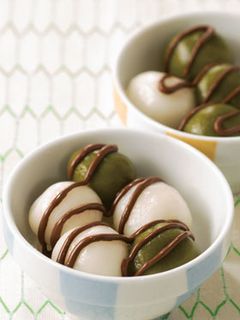 白玉でつくるチョコ団子-レシピのメイン写真