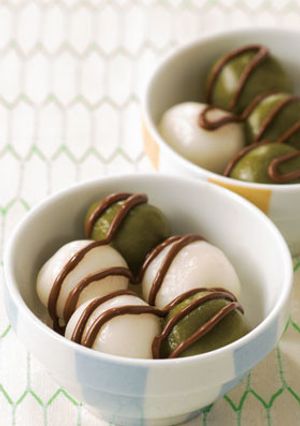 白玉でつくるチョコ団子-レシピのメイン写真