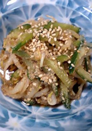 もやしとキュウリのたっぷり胡麻ナムル-レシピのメイン写真