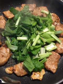 豚肉と小松菜の醤油炒め-レシピのメイン写真