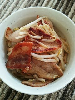 余り食材で☆豚バラ焼肉丼-レシピのメイン写真