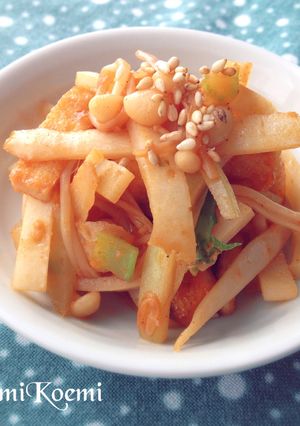 ピリうま☆大根しまつ炒め韓国ふう-レシピのメイン写真