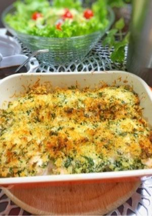ささみとチーズの大葉パン粉焼き♪-レシピのメイン写真
