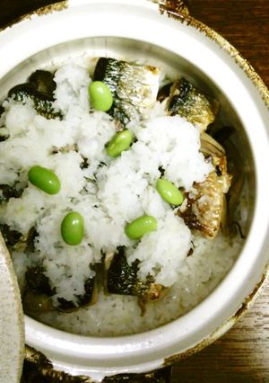 サンマで土鍋ご飯♪-レシピのメイン写真