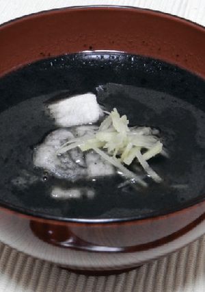 吾妻家の餅レシピ～ごまぜんざい～-レシピのメイン写真
